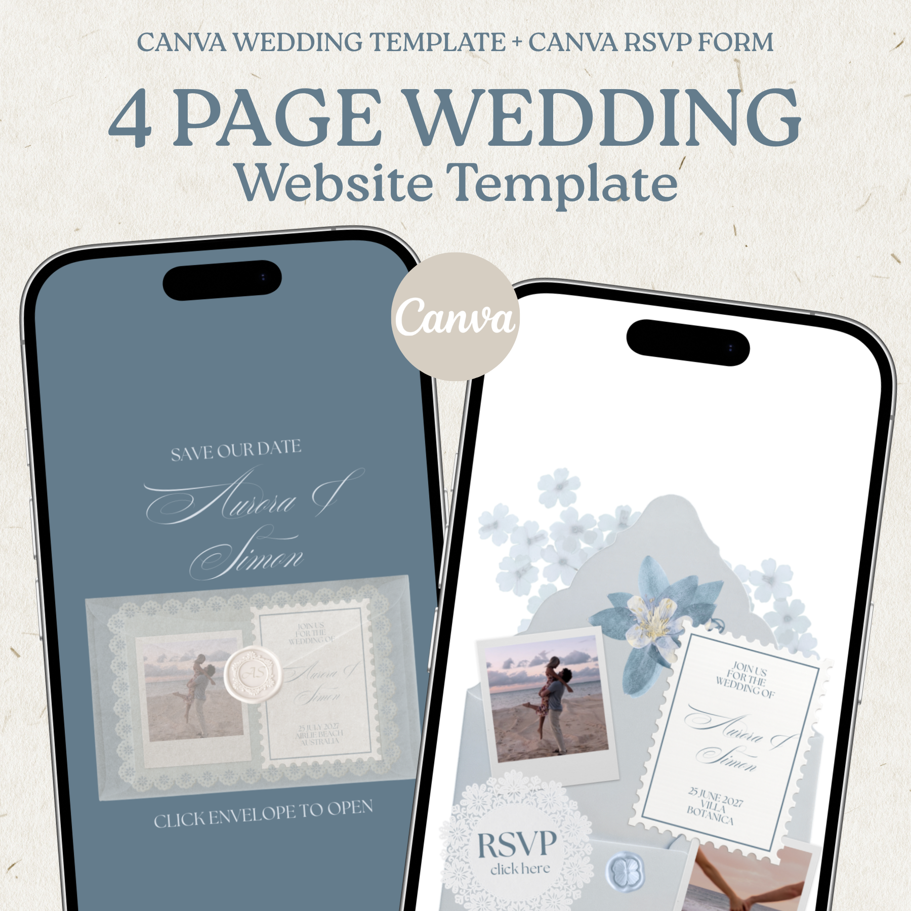 Something Blue - RSVP Wedding Website
