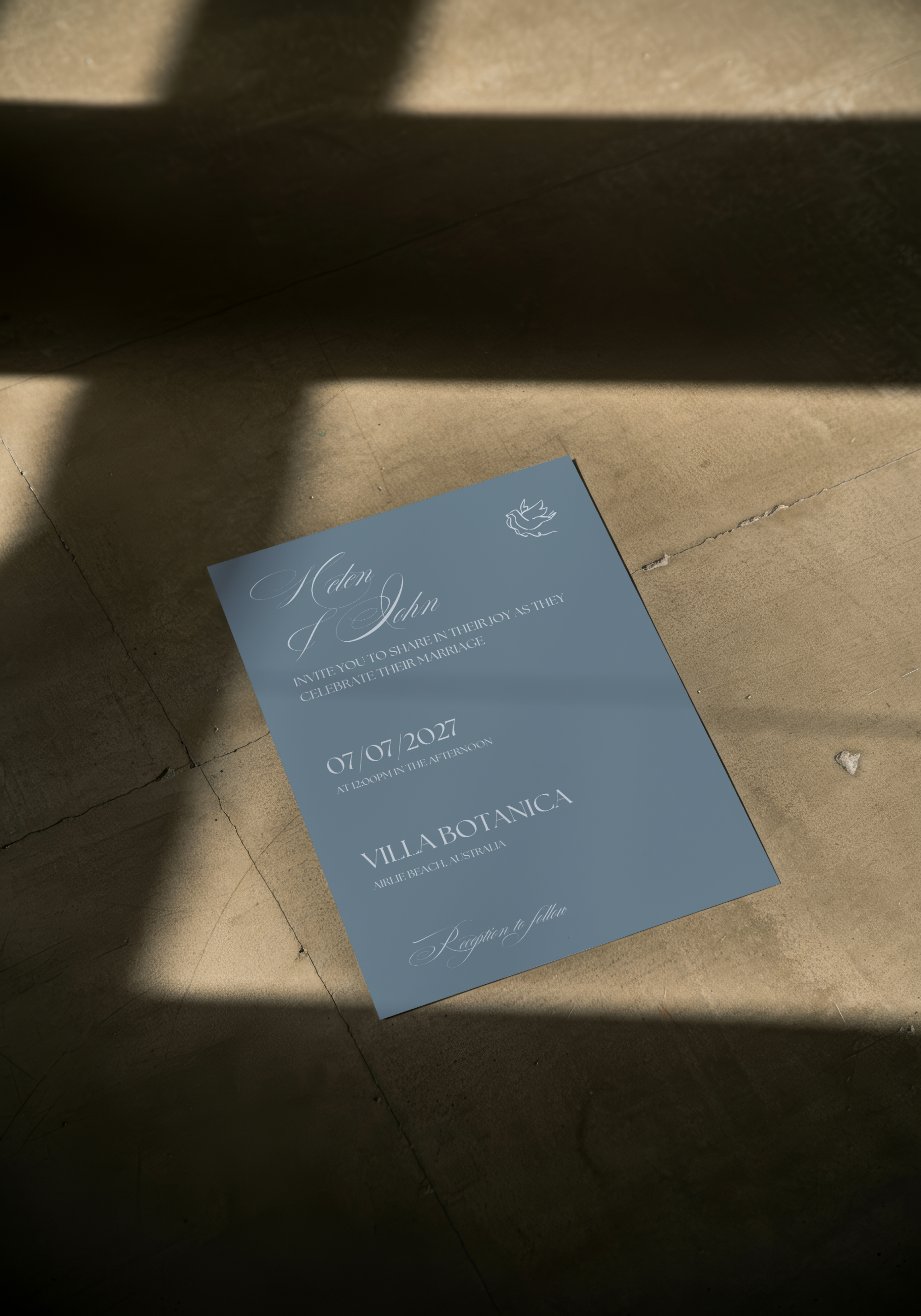 Something Blue - Invitation Set